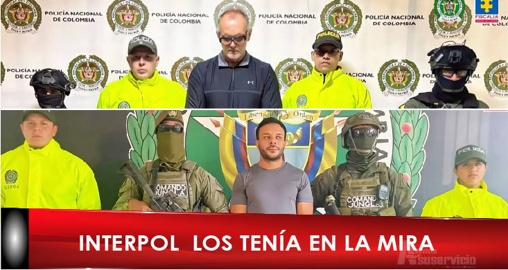 Capturados en Colombia dos ciudadanos de Países Bajos buscados por narcotráfico