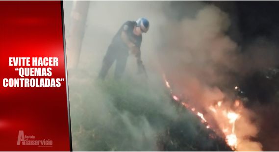 Incendios forestales durante el fin de semana en Santander y Tolima