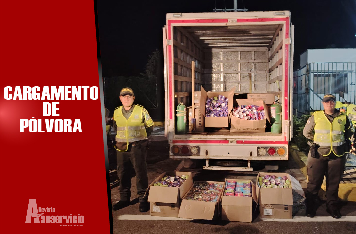 600 kilos de material pirotécnico fue incautado