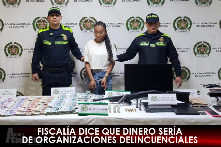 La encontraron con 700 millones de pesos