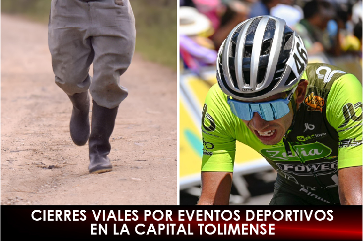 Carrera de botas de caucho, ciclismo y atletismo, eventos simultáneos en Ibagué