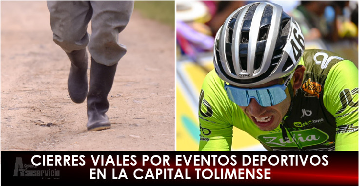 Carrera de botas de caucho, ciclismo y atletismo, eventos simultáneos en Ibagué