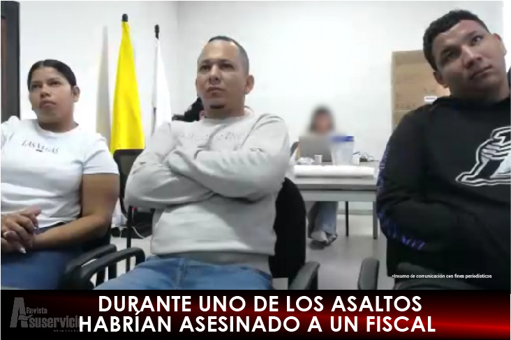 Fiscalía los señala de participar en 36 fleteos en distintos departamentos.