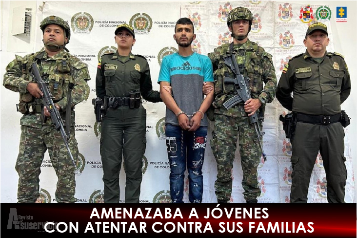 Intimidaba a menores y los reclutaba para las disidencias