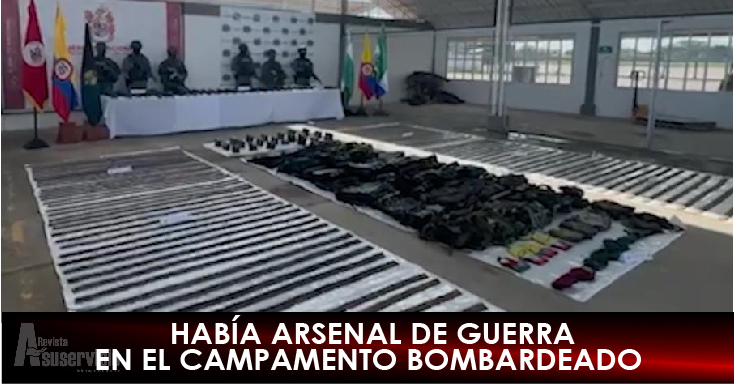 19 guerrilleros de ´Mordisco´ fueron abatidos y armamento fue incautado