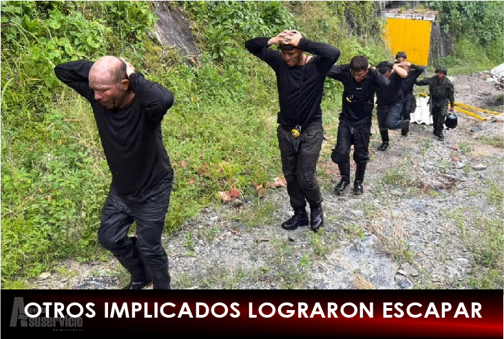 Fueron capturados en flagrancia mientras tenían secuestrados a 71 trabajadores