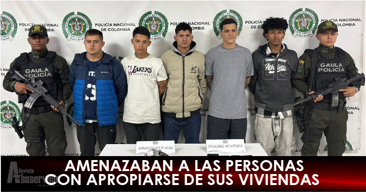 Hacían disparos a las víctimas para obligarlas a pagar las extorsiones